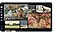 The home UI of the Samsung Art Store, which displays a toolbar to the left and several different art options.