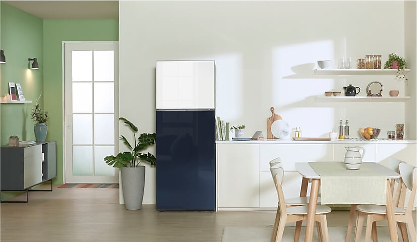 Bespoke 1-Door Refrigerator with All Around Cooling in White, 330L