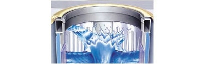 Latest Waterfall system in samsung semi automatic washing machine 8 kg