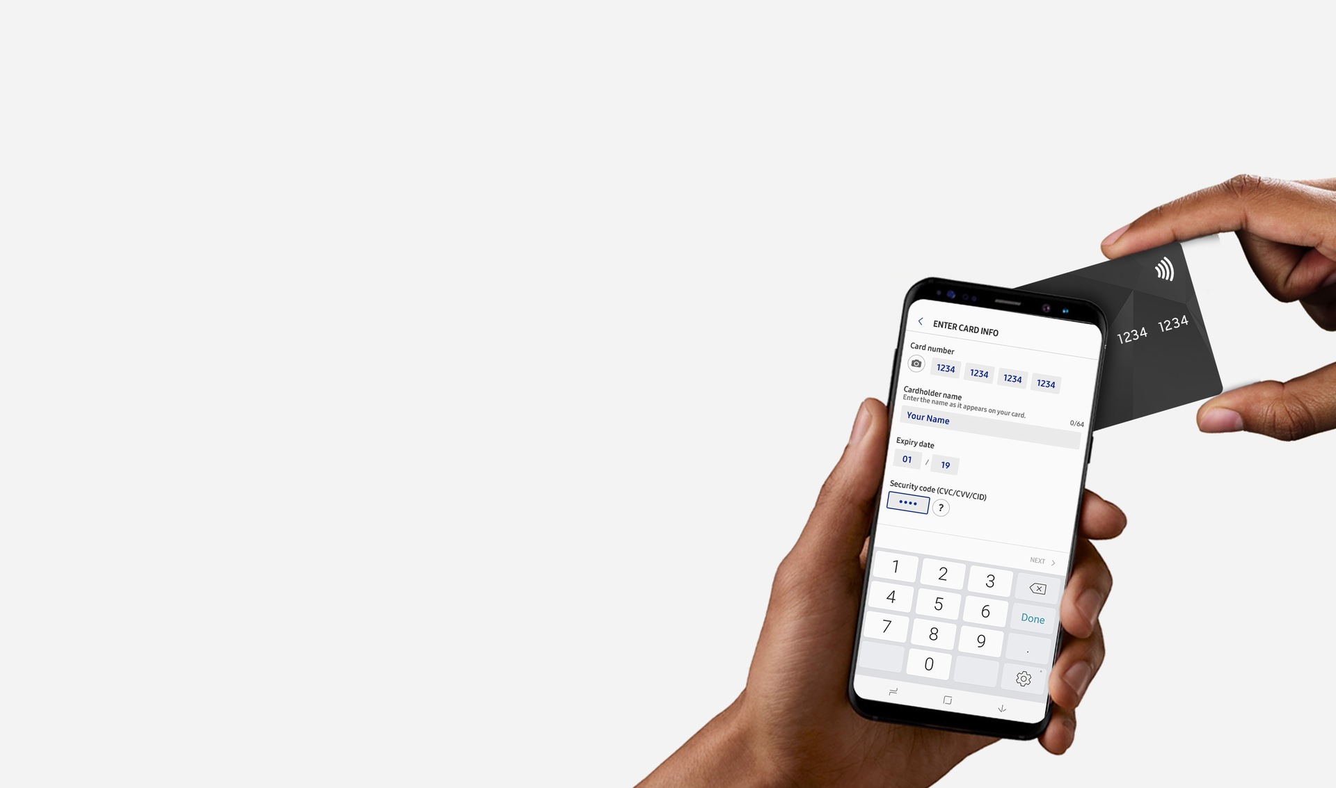Samsung Pay خدمة الدفع عبر الهاتف النقال سامسونج الخليج سامسونج