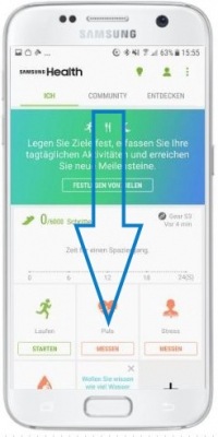 Wie synchronisiere ich Daten eines Fitness Trackers mit Samsung Health?