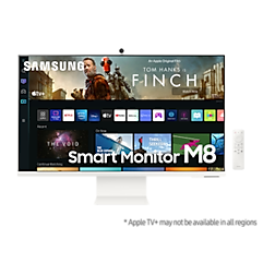 Monitor Samsung M8 32 inch 2022 hadir dengan resolusi 4K UHD 3840 x 2160 pixel. Ketahui spesifikasi dan harga Samsung smart monitor M8 32 inch White di website resmi Samsung Indonesia.