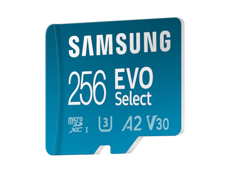 EVO Select 256 GB microSDXC Card UHS-I + Adapter White