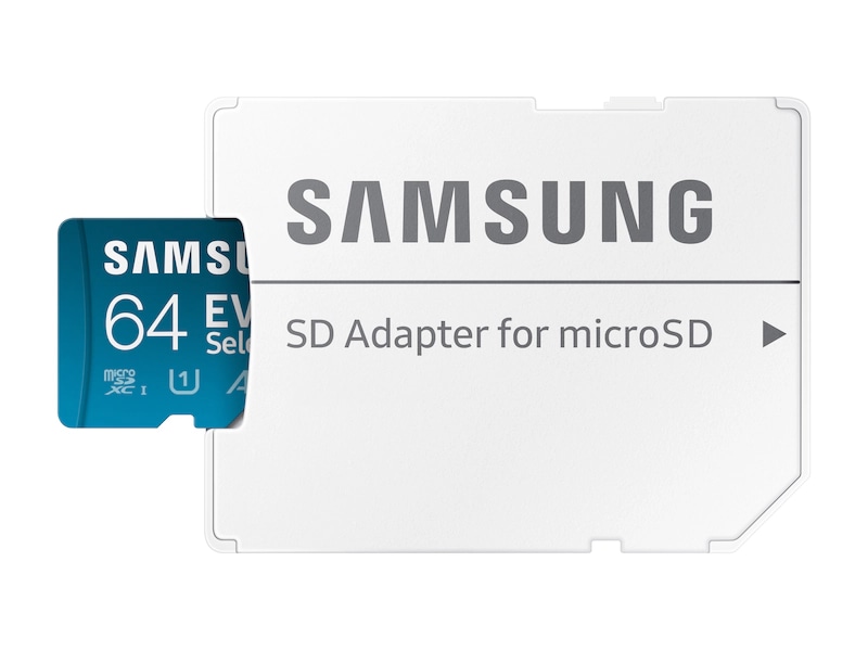 EVO Select 64 GB microSDXC Card UHS-I + Adapter White
