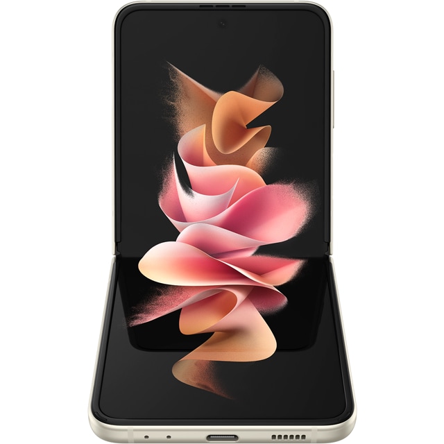 Galaxy Z FLip3 5G Cream front and rear