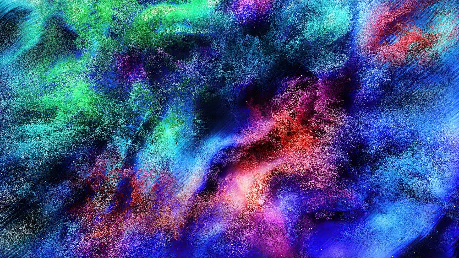 Colourful, abstract background resembling a vivid burst of colour.