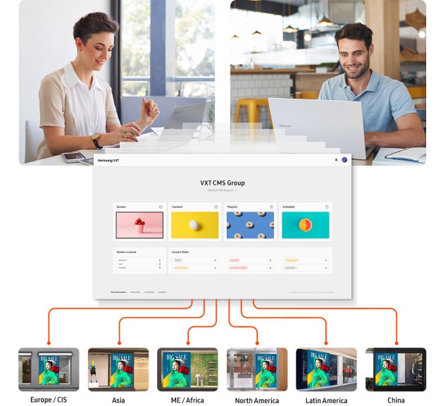 Samsung VXT CMS Signage Solution | Samsung Business Indonesia