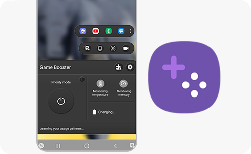 Aplicativo Game Booster em um ícone de aplicativo.