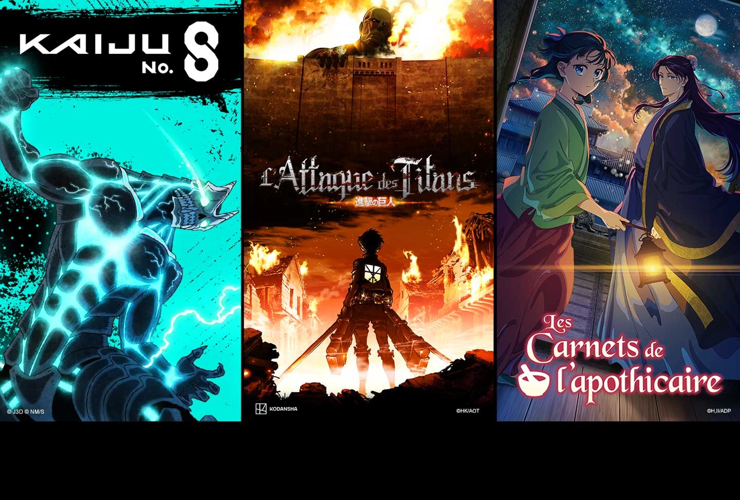 3 PROGRAMMES CRUNCHYROLL