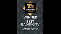 T3 AWARDS 2025 WINNER BEST GAMING TV SAMSUNG S95F logo