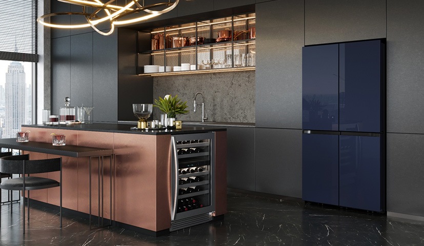 Bespoke Refrigerator 4-Door FDR RF9000AC Beverage Centre 647L Customisable