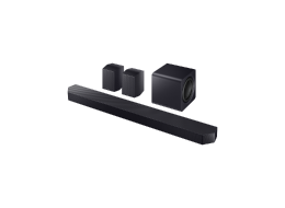 A black Samsung Music Studio 7 LS70H.