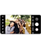 Bixby의 Galaxy control 기능을 이용해 wide-angle mode로 셀카를 찍는 모습이 담긴 카메라 화면.