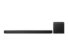 A black Samsung Q-Series Soundbar HW-Q800H.