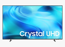 A Samsung Crystal UHD TV