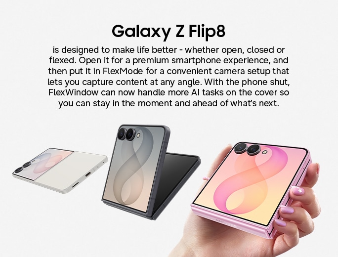 Buy the Unlocked Galaxy Z Flip8 256GB in Mint | Samsung US