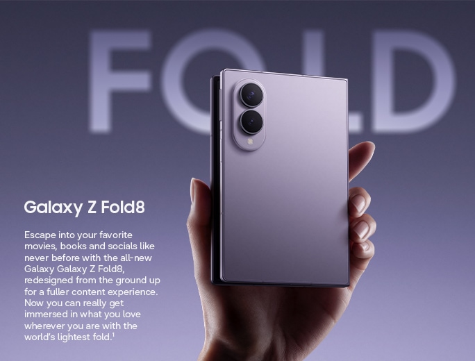 Get the Galaxy Z Fold8 256GB in Lavender for Verizon | Samsung US