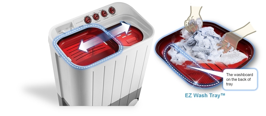 Latest EZ Wash Tray for more convenience