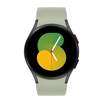 Samsung Galaxy Watch5 40mm Bluetooth graphite mit Sport Band olive (S/M)