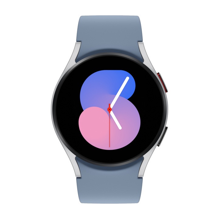 Samsung Galaxy Watch5 40mm Bluetooth silver mit Sport Band sapphire (S/M)