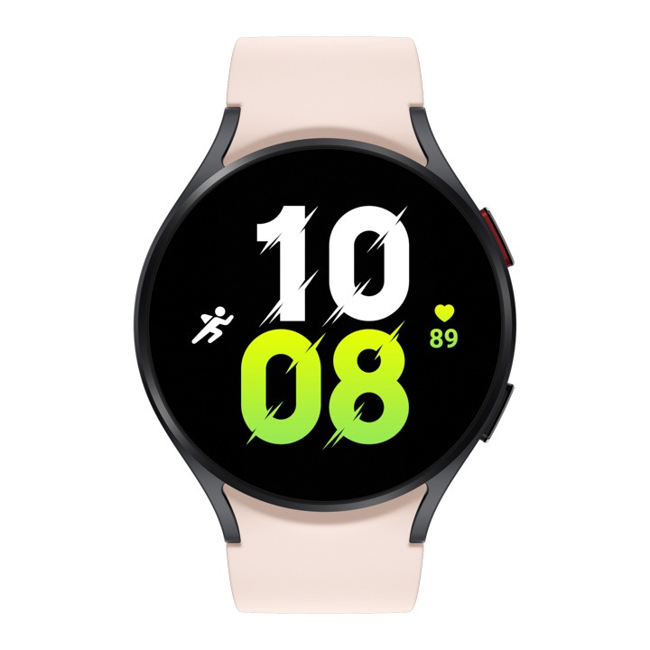 Samsung Galaxy Watch5 44mm Bluetooth graphite mit Sport Band pink gold (S/M)