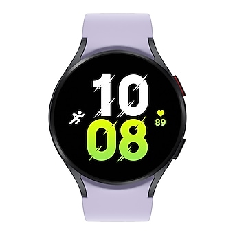 Samsung Galaxy Watch5 44mm Bluetooth graphite mit Sport Band purple (S/M)