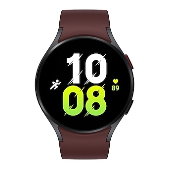 Samsung Galaxy Watch5 44mm Bluetooth graphite mit Sport Band burgundy (S/M)