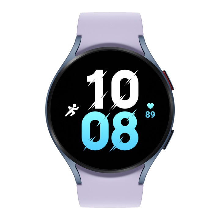 Samsung Galaxy Watch5 44mm Bluetooth sapphire mit Sport Band purple (S/M)