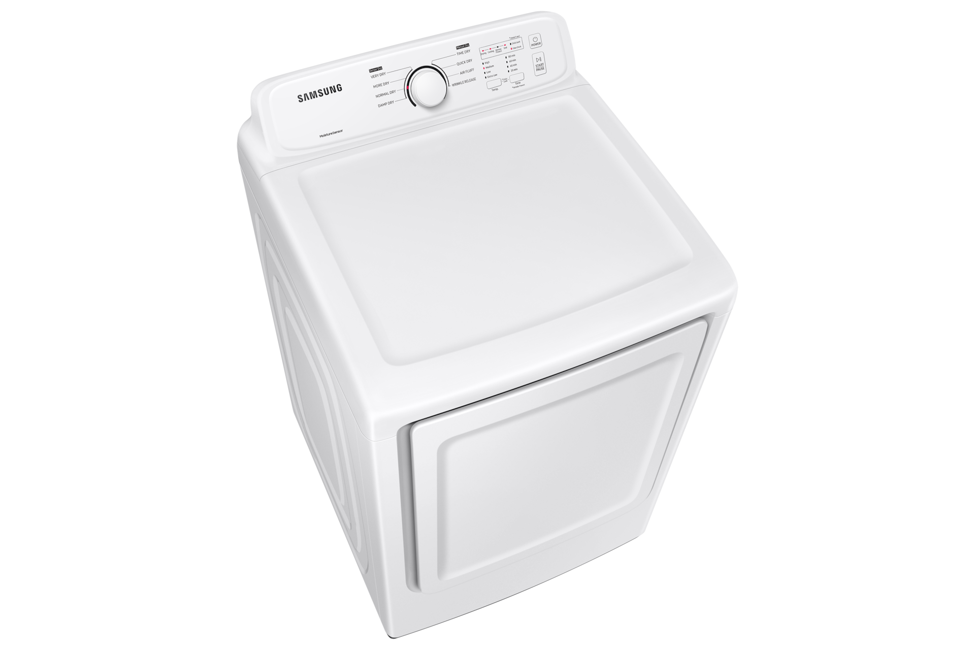 DV3000A (DVE41A3000W/A3) Dryer with Sensor Dry, Reversible Door, 8 Drying Cycles L-Dynamic White 