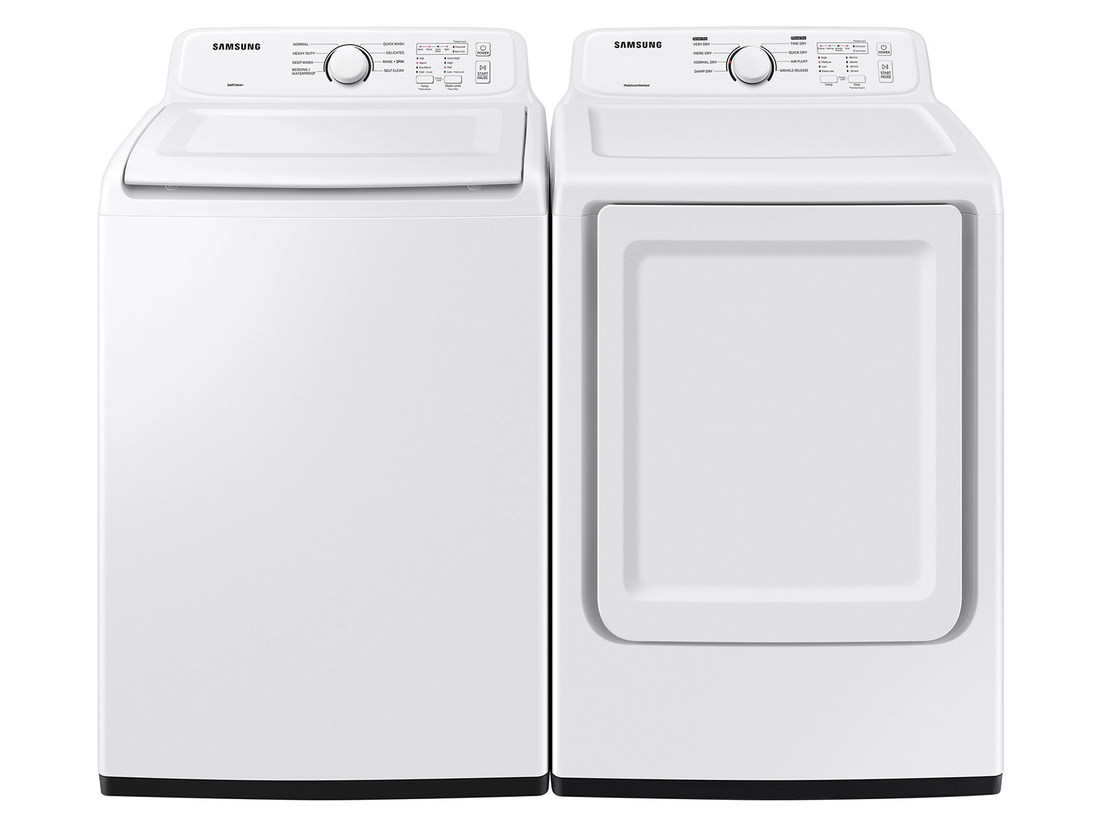 DV3000A (DVE41A3000W/A3) Dryer with Sensor Dry, Reversible Door, 8 Drying Cycles White