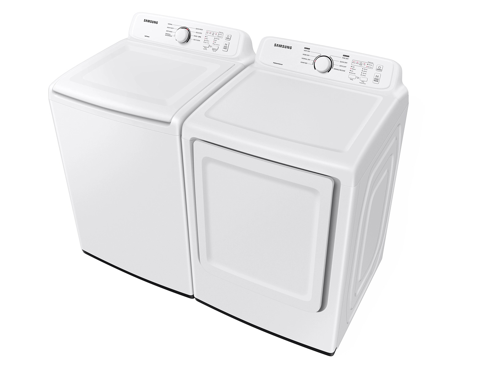 DV3000A (DVE41A3000W/A3) Dryer with Sensor Dry, Reversible Door, 8 Drying Cycles White