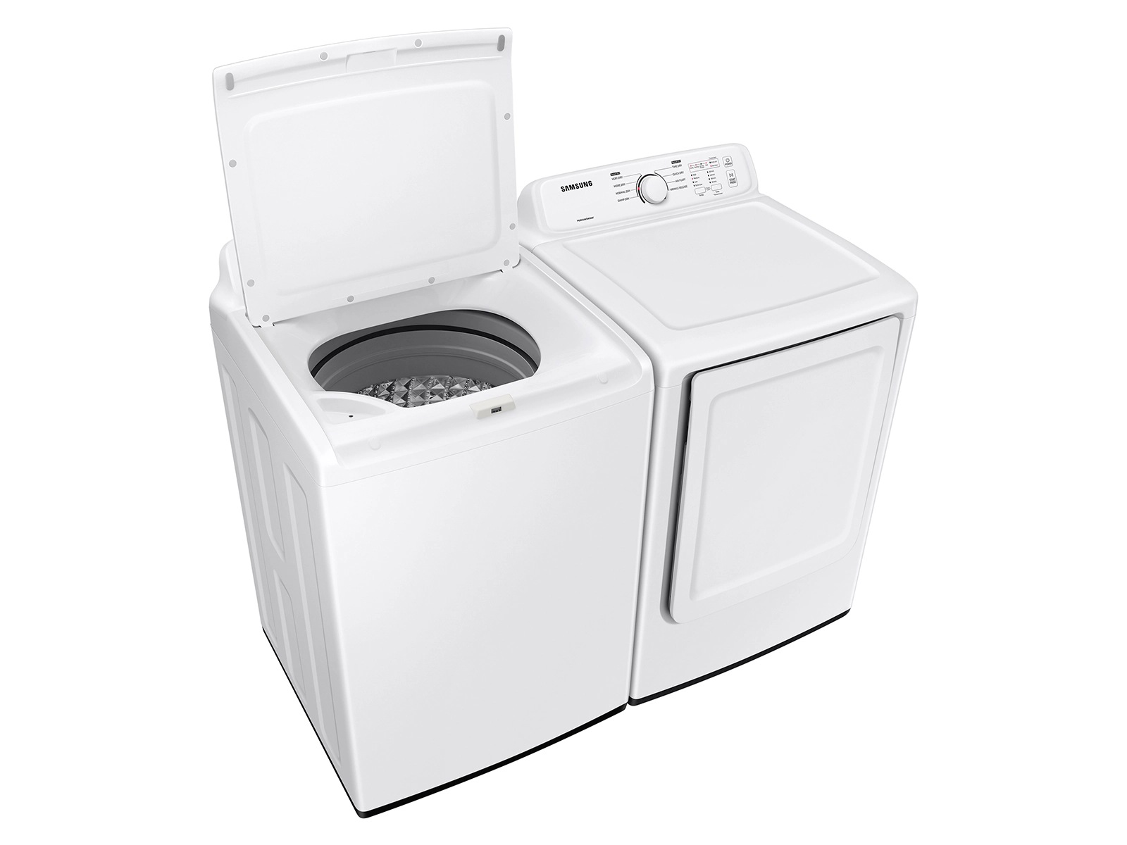 DV3000A (DVE41A3000W/A3) Dryer with Sensor Dry, Reversible Door, 8 Drying Cycles White