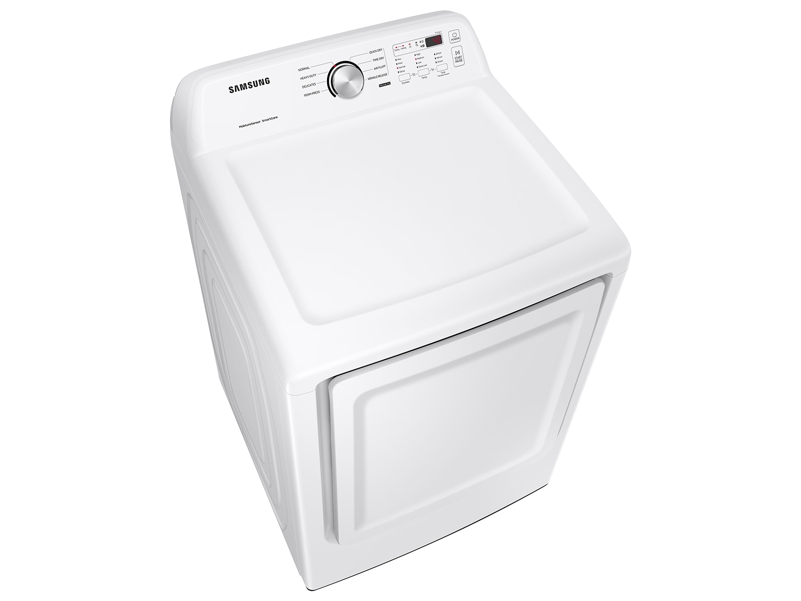 7.2 cu. ft. Electric Dryer with Sensor Dry in White LPerspective-Open White 