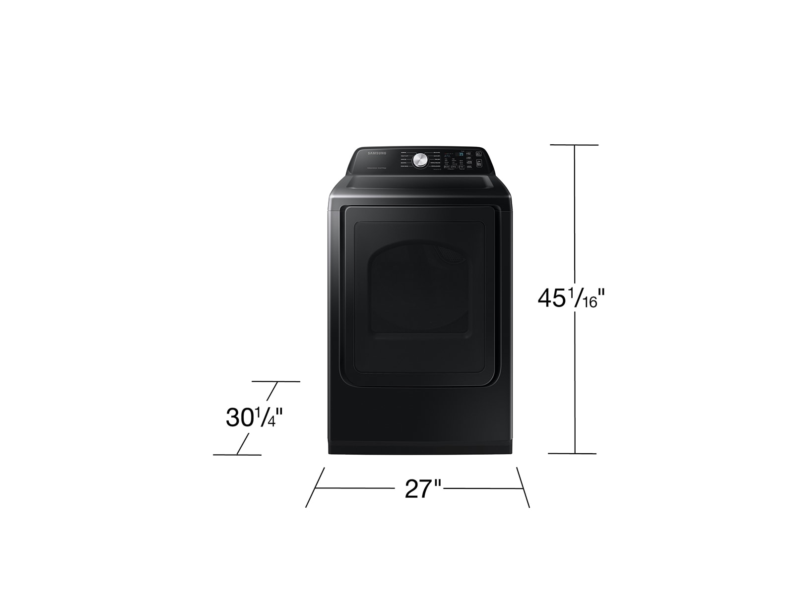 Thumbnail image of 7.4 cu. ft. Smart Electric Dryer with Sensor Dry in Brushed Black