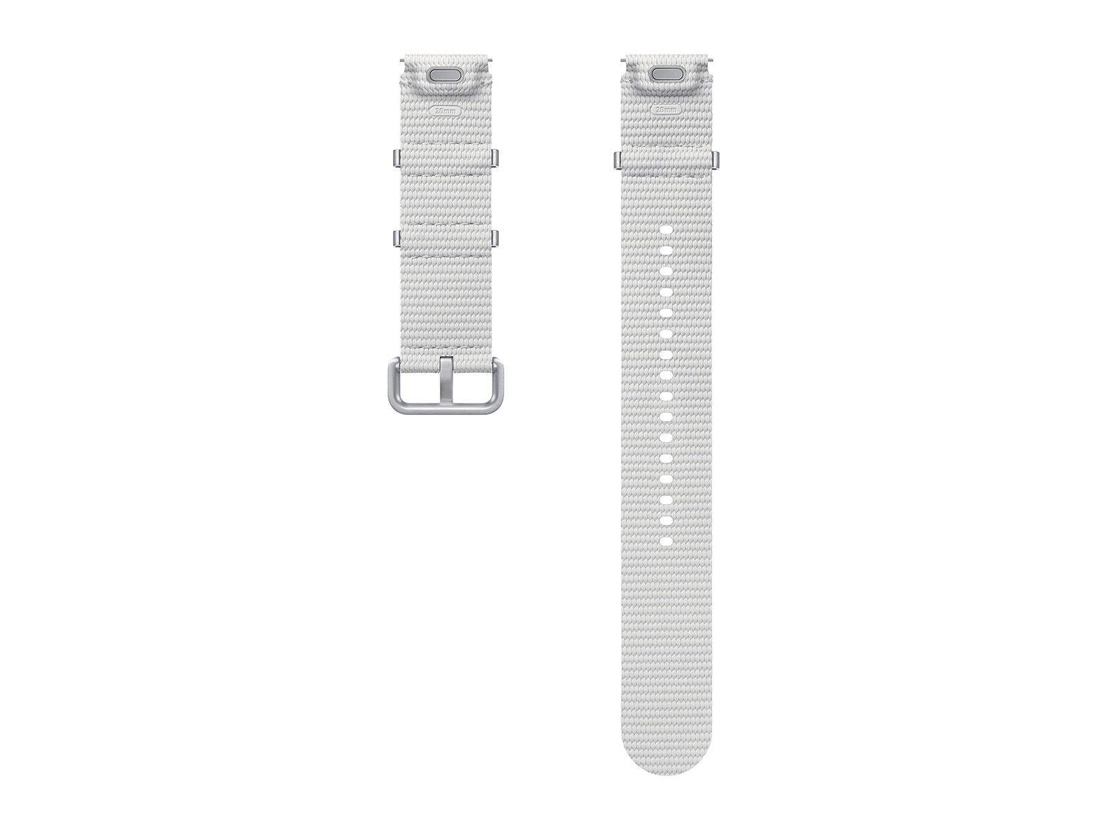 Galaxy Watch7 Athleisure Band, M/L, Silver