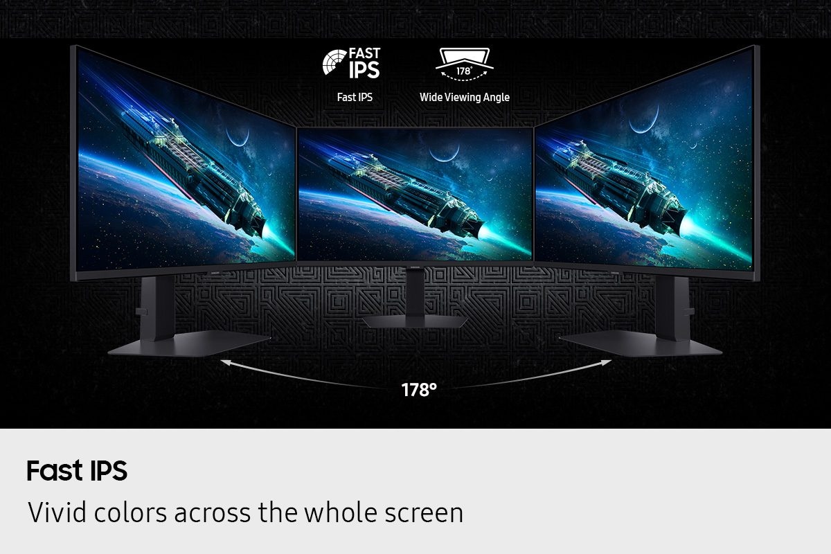 27" Odyssey G6 G60F QHD 350Hz Gaming Monitor Black