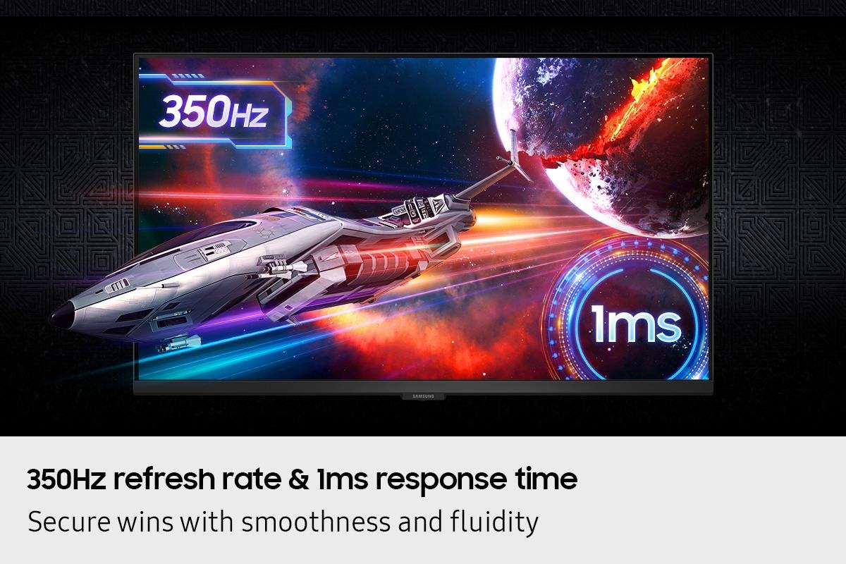 27" Odyssey G6 G60F QHD 350Hz Gaming Monitor Black