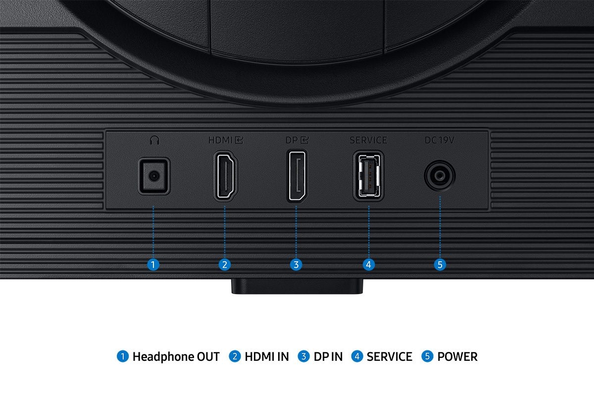 27" Odyssey G6 G60F QHD 350Hz Gaming Monitor Black