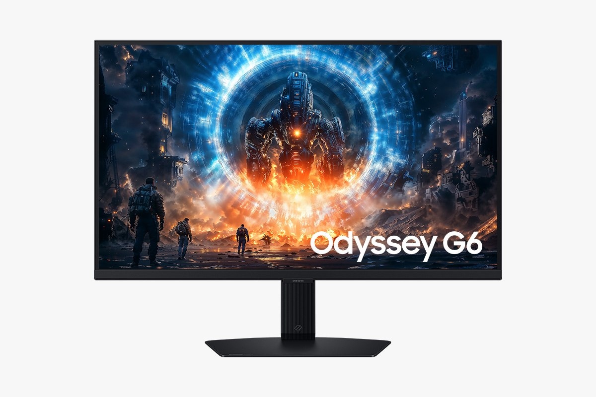 27" Odyssey G6 G60F QHD 350Hz Gaming Monitor Black