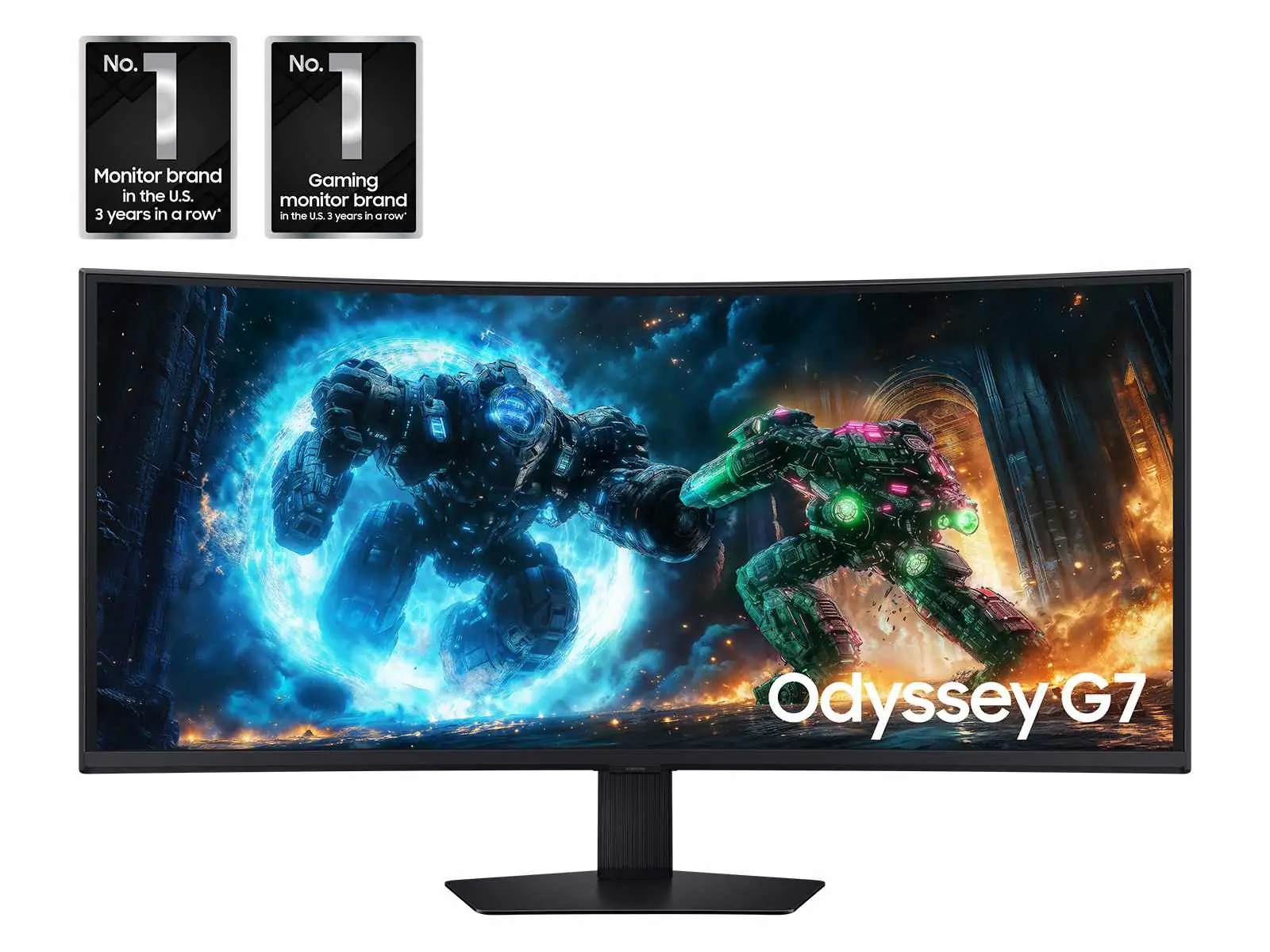 40" Odyssey G7 G75F Ultrawide 4K 180Hz Curved Gaming Monitor Black