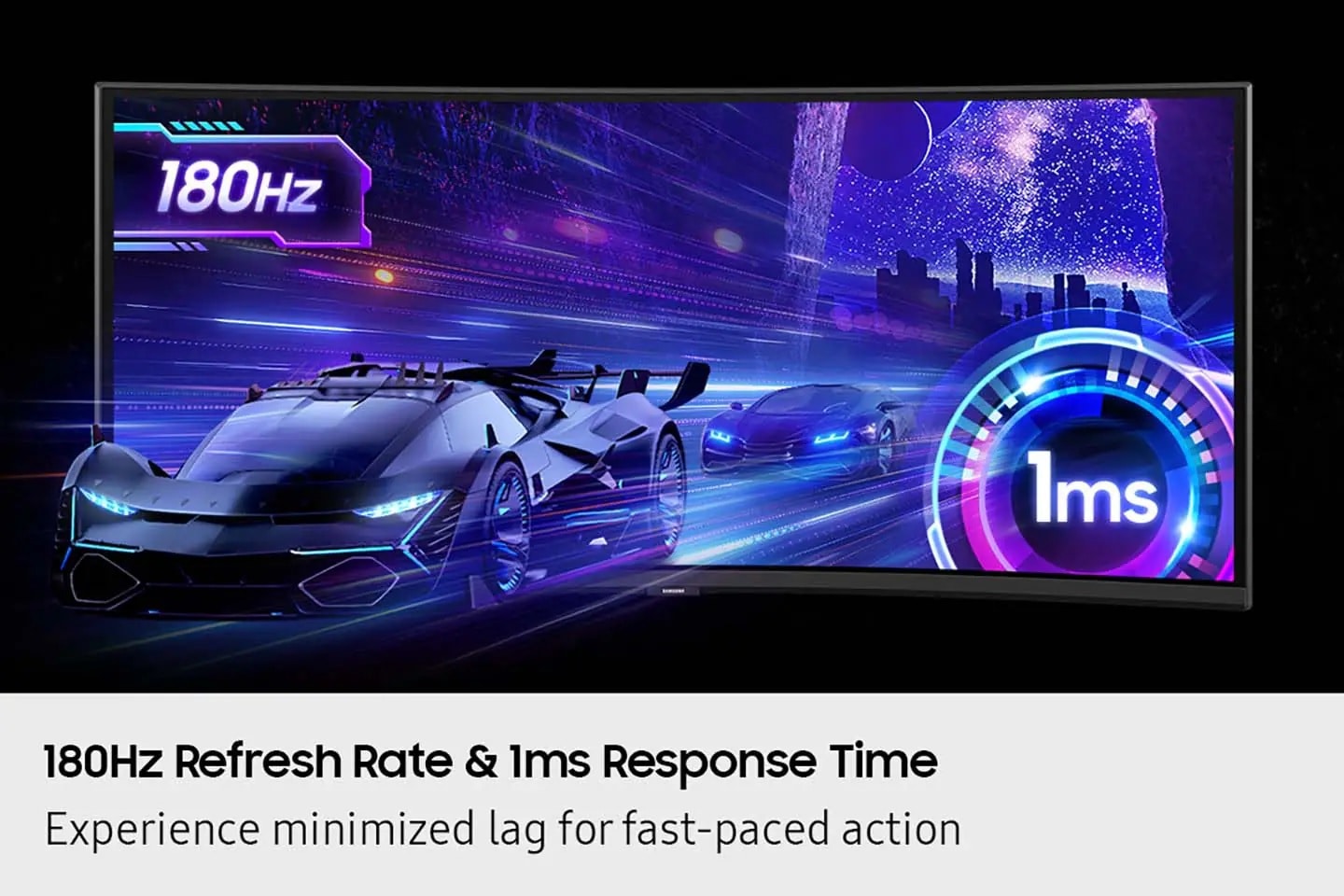 40" Odyssey G7 G75F Ultrawide 4K 180Hz Curved Gaming Monitor Black