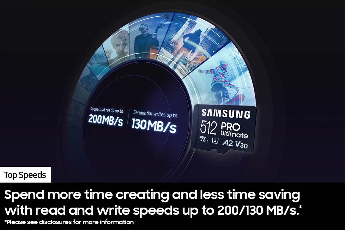 PRO Ultimate microSD card Blue