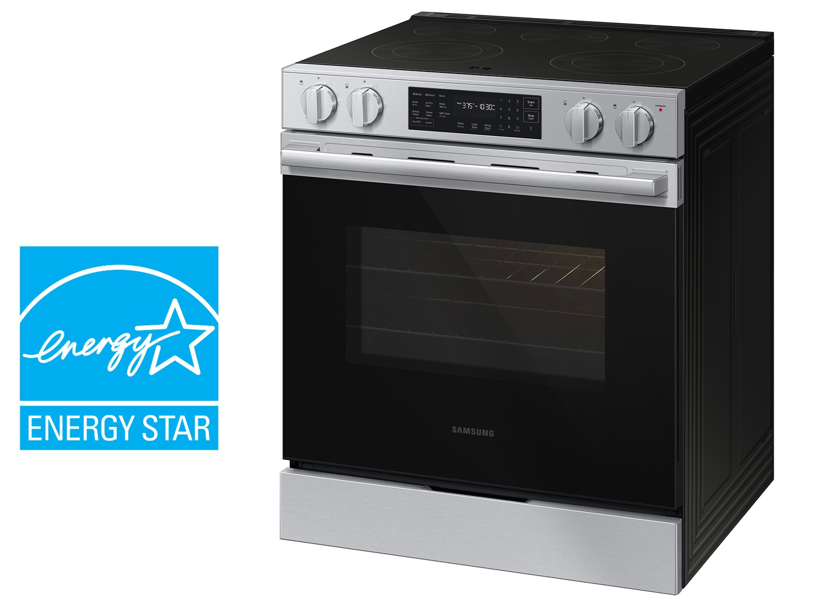  Bespoke Smart Slide-In Electric Range with No Preheat Air Fry Max | Samsung US is Energy Star rated