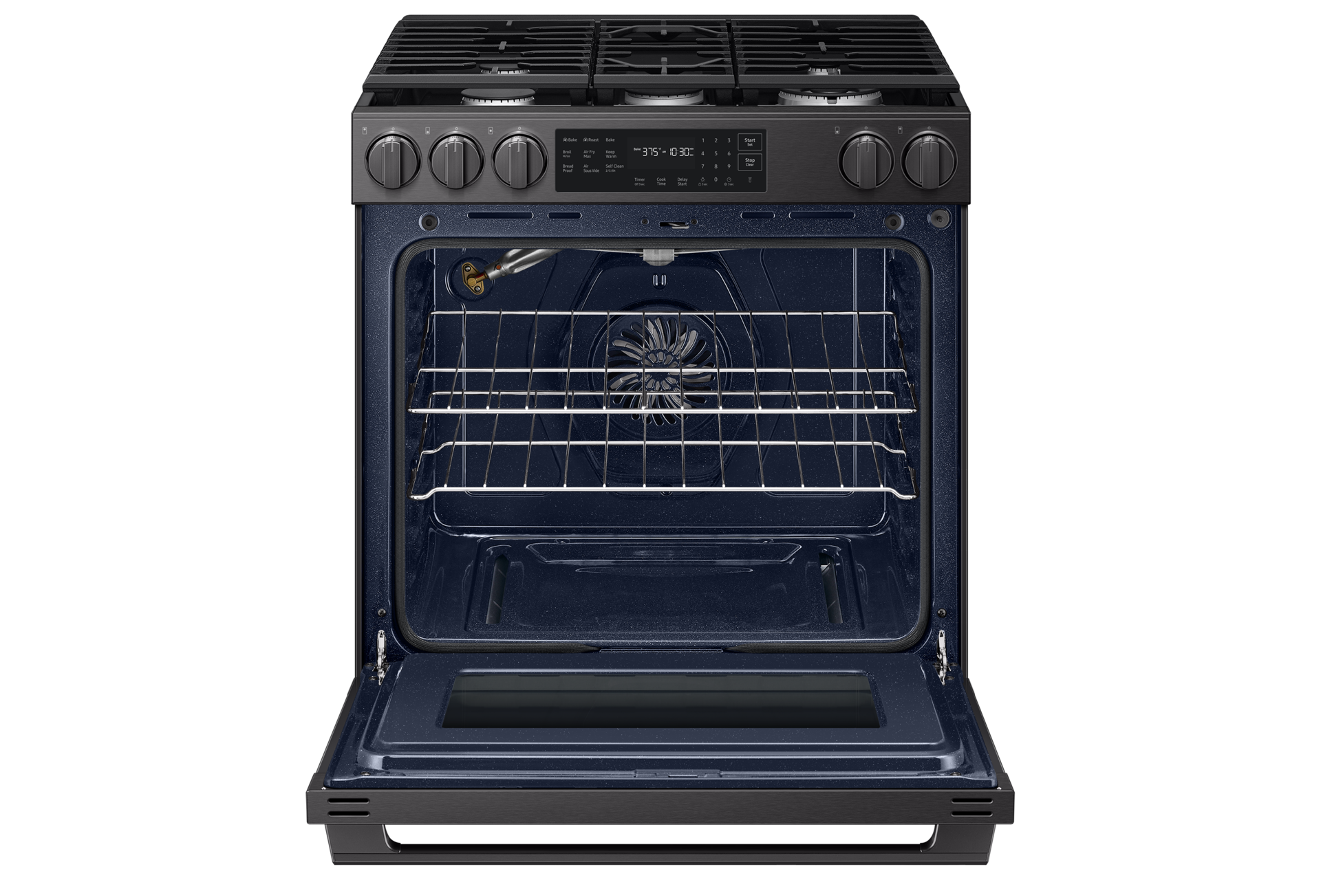 NSG80H30 Air Fry Max and Pro-Style Design 6.0 cu.ft. Front-Open Black 