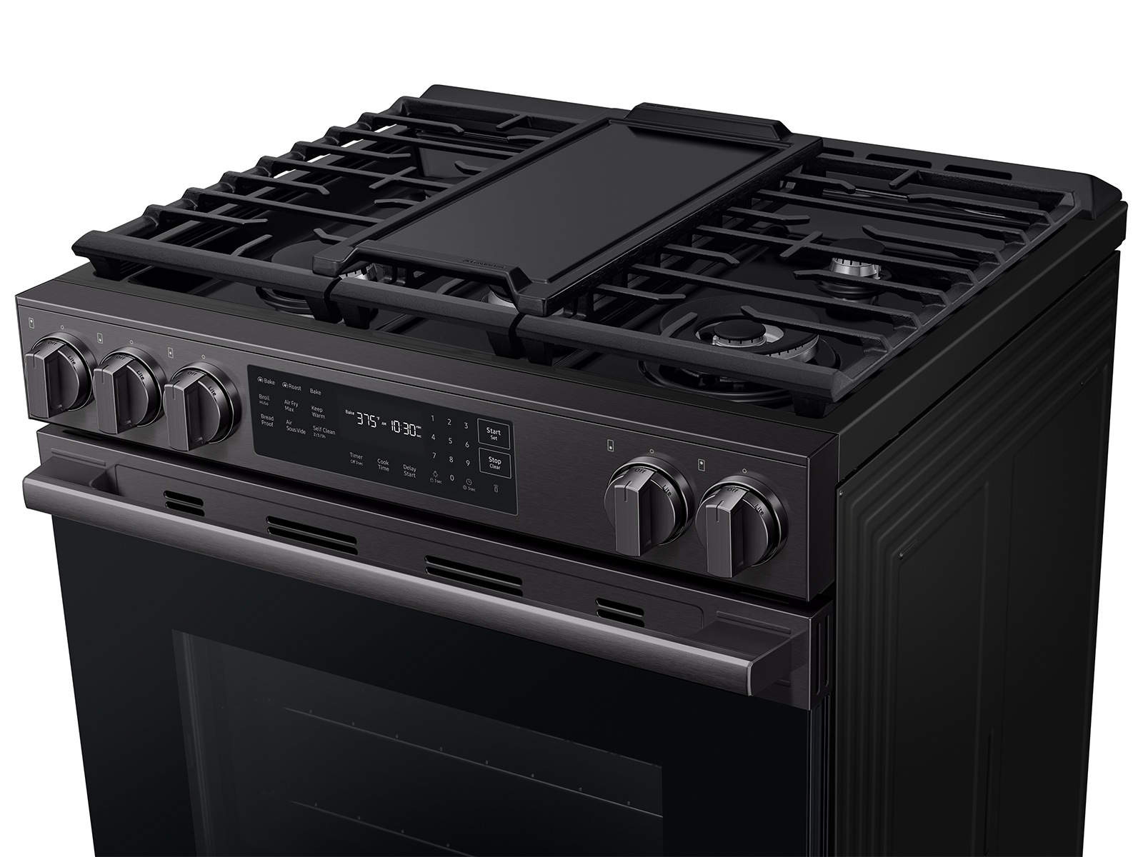 NSG80H30 Air Fry Max and Pro-Style Design 6.0 cu.ft. Detail1 Black 