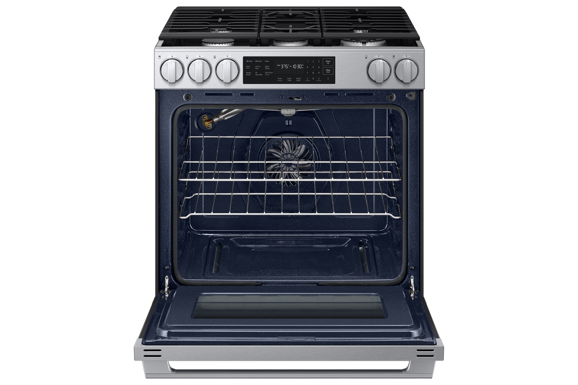 NSG80H30 Air Fry Max and Pro-Style Design 6.0 cu.ft. Front-Open Silver 