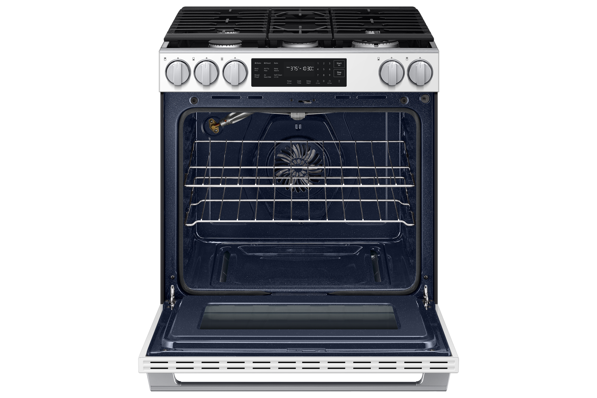 NSG80H30 Air Fry Max and Pro-Style Design 6.0 cu.ft. Front-Open White 