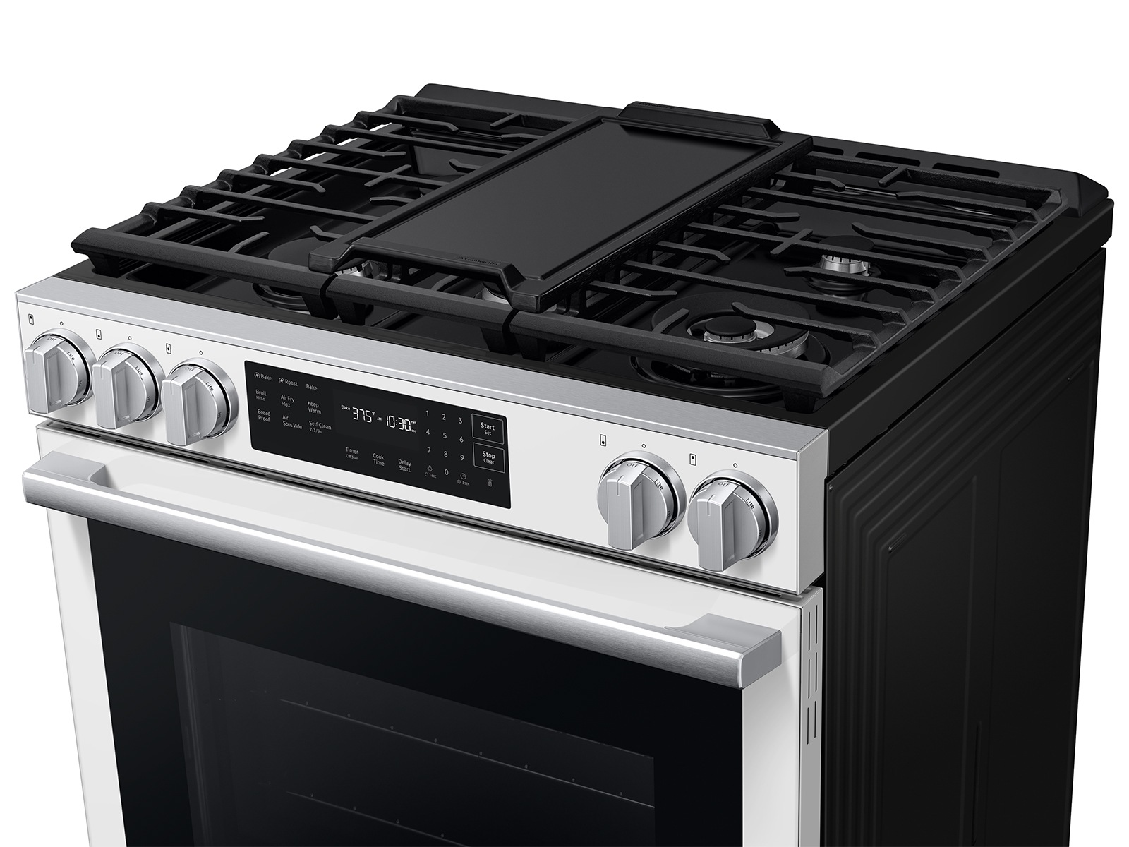 NSG80H30 Air Fry Max and Pro-Style Design 6.0 cu.ft. Detail1 White 