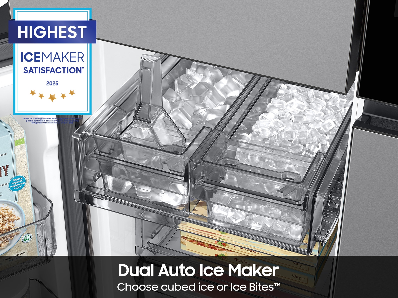 Bespoke AI 4-Door Flex™ Stainless Steel