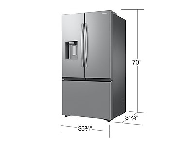 RF6500CC 3Door French Door Refrigerators with Large Capacity with SpaceMax™ Technology Silver